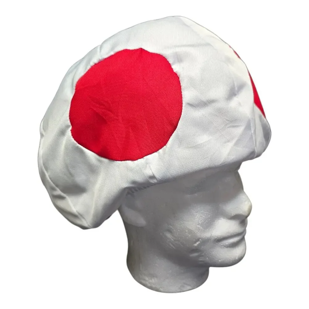 Super Mario Toad Costume Headpiece Halloween Accessory Hat